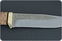 Нож Турист береста, 95х18, латунь : фото 7