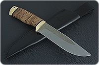 Нож Турист береста, 95х18, латунь : фото 9