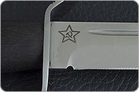 Нож Штрафбат граб - черное дерево, 100х13м, алюминий : фото 8