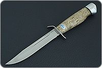 Нож Штрафбат карельская береза, n690, алюминий : фото 2