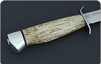 Нож Штрафбат карельская береза, n690, алюминий : фото 5