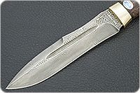 Нож Скорпион стабилизированная карельская береза, zdi-1016, латунь : фото 3