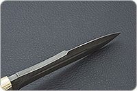 Нож Скорпион стабилизированная карельская береза, zdi-1016, латунь : фото 7