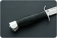 Нож Штрафбат наборная кожа, s390, алюминий : фото 5