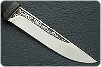 Нож Лиса наборная кожа, elmax, текстолит : фото 4