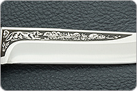 Нож Лиса наборная кожа, elmax, текстолит : фото 8