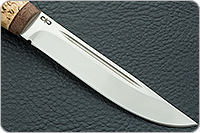 Нож Финка-Лаппи карельская береза, 100х13м, текстолит : фото 4