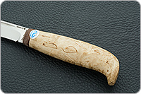 Нож Финка-Лаппи карельская береза, 100х13м, текстолит : фото 6