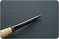 Нож Финка-Лаппи карельская береза, 100х13м, текстолит : фото 7