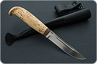 Нож Финка-Лаппи карельская береза, 100х13м, текстолит : фото 8