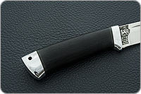 Нож Бекас граб - черное дерево, elmax, алюминий : фото 5