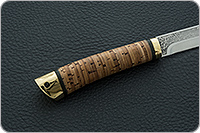 Нож Заноза береста, elmax, латунь : фото 5