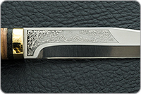 Нож Заноза береста, elmax, латунь : фото 8