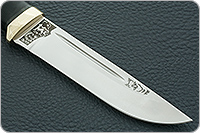 Нож Бекас граб - черное дерево, elmax, латунь : фото 4