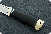 Нож Бекас граб - черное дерево, elmax, латунь : фото 6