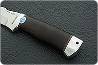 Нож Клык граб - черное дерево, 95х18, алюминий : фото 6