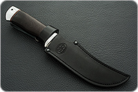 Нож Клык граб - черное дерево, 95х18, алюминий : фото 11
