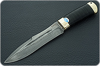 Нож Скорпион наборная кожа, zdi-1016, латунь : фото 2