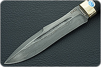 Нож Скорпион наборная кожа, zdi-1016, латунь : фото 3