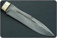 Нож Скорпион наборная кожа, zdi-1016, латунь : фото 4