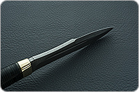 Нож Скорпион наборная кожа, zdi-1016, латунь : фото 7