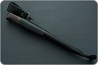 Нож Финка-Лаппи стабилизированная карельская береза, 100х13м, латунь : фото 9