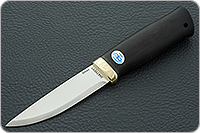 Нож Кузюк граб - черное дерево, elmax, латунь : фото 2