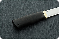 Нож Кузюк граб - черное дерево, elmax, латунь : фото 5