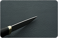 Нож Кузюк граб - черное дерево, elmax, латунь : фото 7