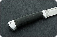 Нож Бекас наборная кожа, эп-766, алюминий : фото 4