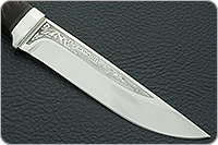 Нож Лиса стабилизированная карельская береза, 95х18, алюминий : фото 4