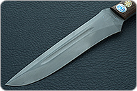 Нож Ирбис накладки орех, 100х13м, цельнометаллический : фото 3