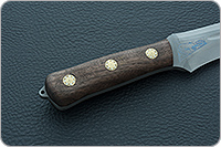 Нож Ирбис накладки орех, 100х13м, цельнометаллический : фото 5