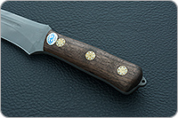 Нож Ирбис накладки орех, 100х13м, цельнометаллический : фото 6