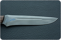 Нож Ирбис накладки орех, 100х13м, цельнометаллический : фото 7