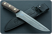 Нож Ирбис накладки орех, 100х13м, цельнометаллический : фото 10