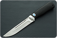 Нож Бекас граб - черное дерево, 100х13м, алюминий : фото 2