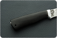 Нож Бекас граб - черное дерево, 100х13м, алюминий : фото 5