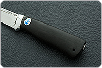 Нож Бекас граб - черное дерево, 100х13м, алюминий : фото 6