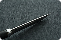 Нож Бекас граб - черное дерево, 100х13м, алюминий : фото 10