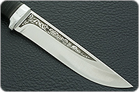 Нож Лиса наборная кожа, 95х18, алюминий : фото 4