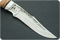 Нож Хазар береста, 95х18, алюминий : фото 4