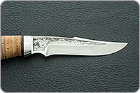 Нож Хазар береста, 95х18, алюминий : фото 7