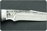 Нож Хазар береста, 95х18, алюминий : фото 8