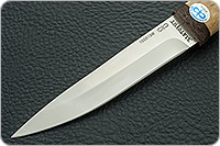Нож Пескарь карельская береза, 100х13м, текстолит : фото 3