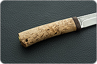 Нож Пескарь карельская береза, 100х13м, текстолит : фото 5