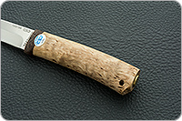 Нож Пескарь карельская береза, 100х13м, текстолит : фото 6