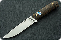 Нож Стриж накладки орех, 100х13м, цельнометаллический : фото 2