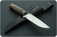 Нож Стриж накладки орех, 100х13м, цельнометаллический : фото 8