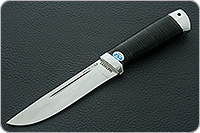 Нож Бекас наборная кожа, 100х13м, алюминий : фото 2